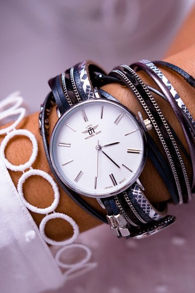 Damski Zegarek Michael John Owijany Szary Lanell