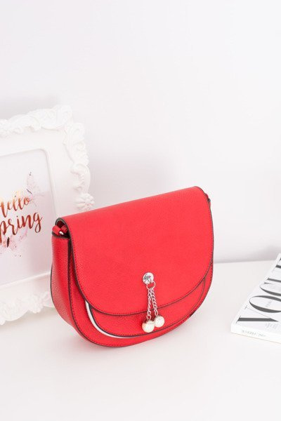 Damska Czerwona Stylowa Listonoszka