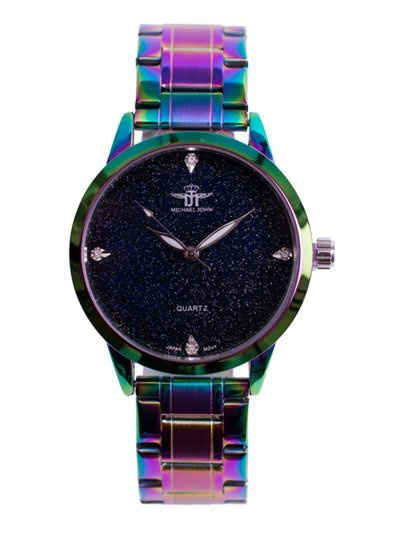 Damski Zegarek Michael John Yves Multicolor Benzynowy