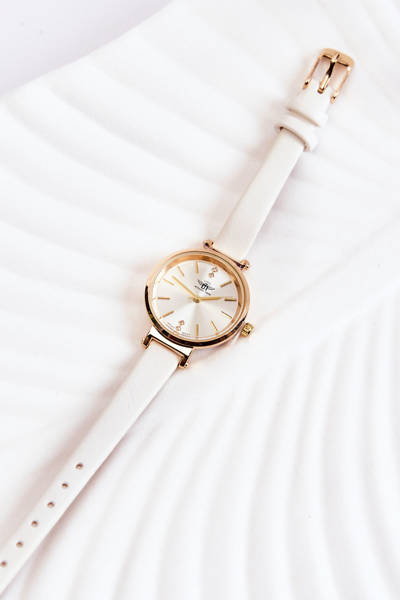 Damski zegarek Michael John Złoty z Cyrkoniami