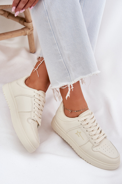 Sneakersy Damskie Big Star RR274A243 HI-POLY SYSTEM Beżowe