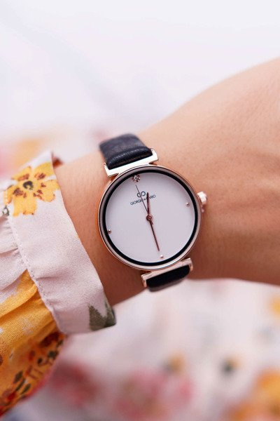 Damski Zegarek Giorgio & Dario Czarno Biały Donara