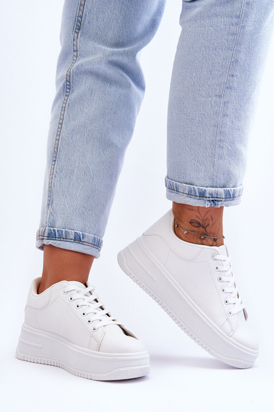 Damskie Klasyczne Buty Sportowe Białe Night Trip