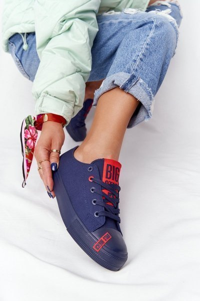 Damskie Trampki BIG STAR HH274676 Granatowe