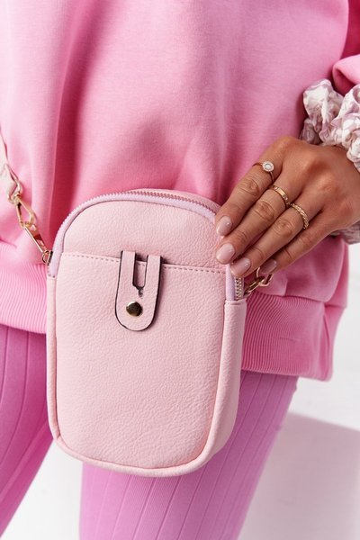 Mała Saszetka Damska Na Pas Amsterdam Różowa