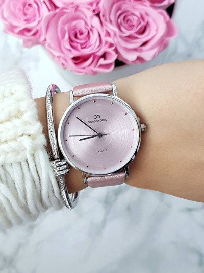 Giorgio Dario Damski Różowy Zegarek Octavus