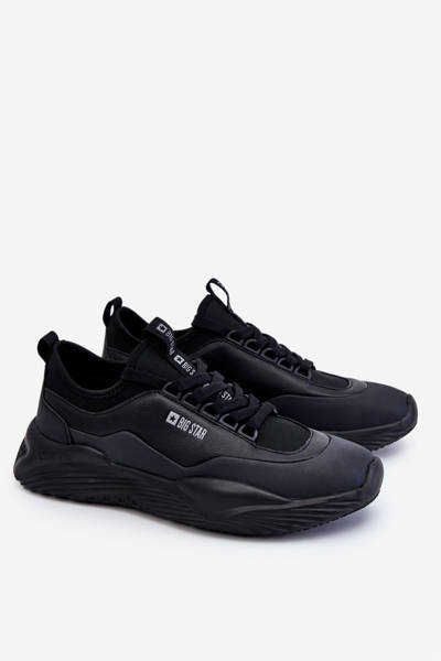 Męskie Sneakersy Memory Foam System Big Star LL174149 Czarne