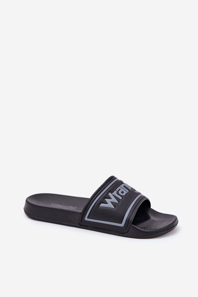 Klapki Męskie WRANGLER AVERELL SLIDER MEN LOW 20251042.25Y Czarne