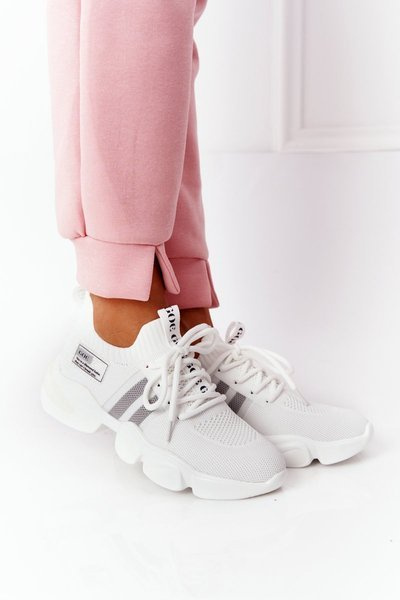 Damskie Sportowe Buty GOE HH2N4016 Białe