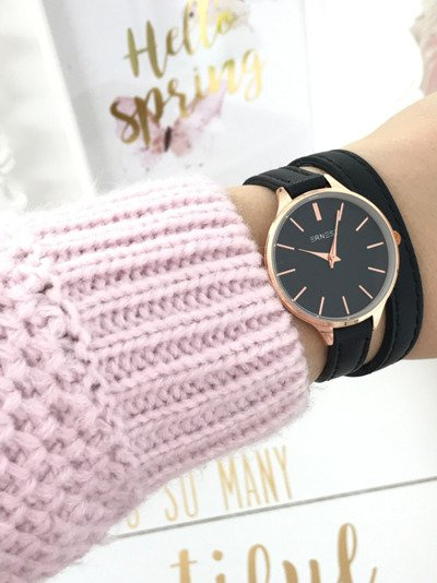 Damski Zegarek Ernest Jules Czarny