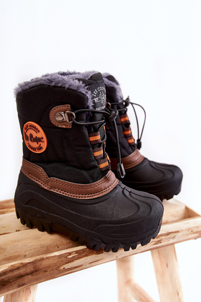 Dziecięce Ocieplane  Śniegowce  Lee Cooper LCJ-21-44-0524 Czarne
