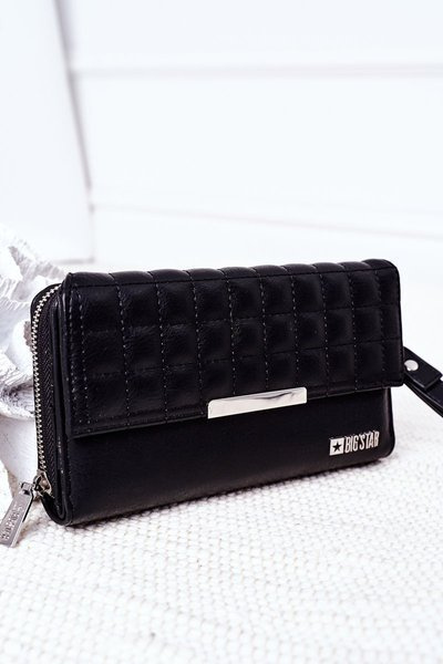 Duży Portfel Z Uchwytem Big Star HH674027 Czarny