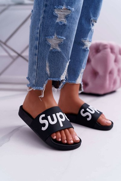Damskie Klapki Czarne Super Losaria