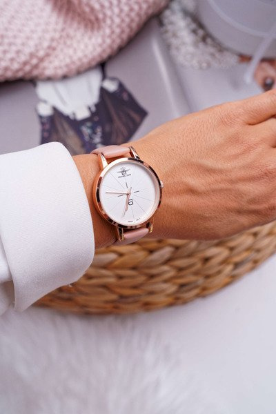 Damski Zegarek Michael John Różowy Mentals