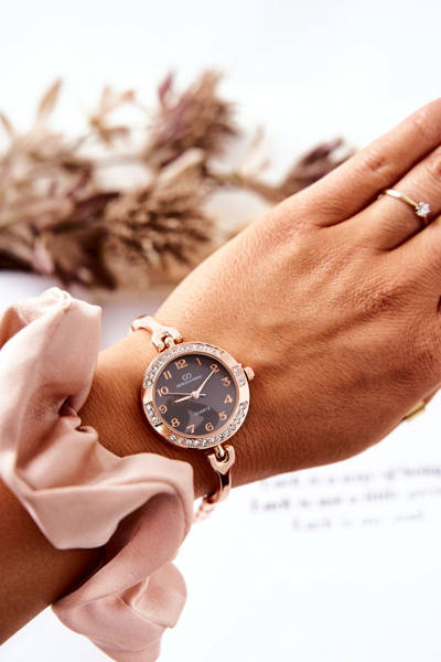 Damski Zegarek Giorgio&Dario Z Cyrkoniami Różowe Złoto