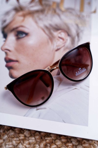 Okulary Przeciwsłoneczne Prius KRE-08 Brązowo Beżowe