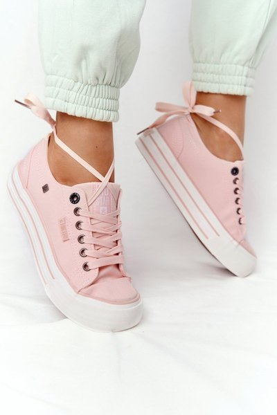 Damskie Tenisówki Na Platformie BIG STAR HH274058 Różowe