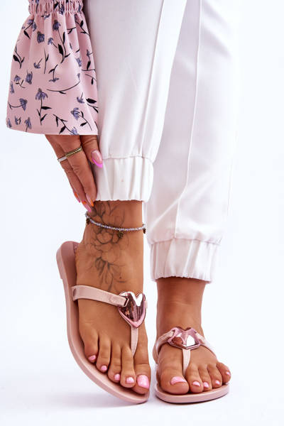 Damskie Wegańskie Klapki Japonki ZAXY JJ285032 Nude