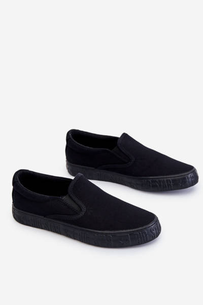 Damskie Tenisówki Slip-On Big Star LL274392 Czarne