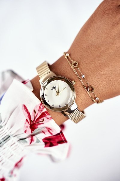 Damski Zegarek Michael John Złoty Yonner