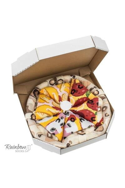 Skarpetki Rainbow Socks Pizza 4 Pary Hawajska Pepperoni Capricciosa