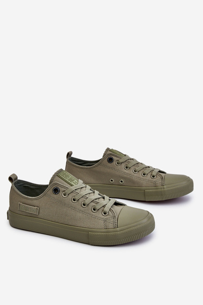 Damskie Klasyczne Niskie Trampki Big Star LL274028 Zielone