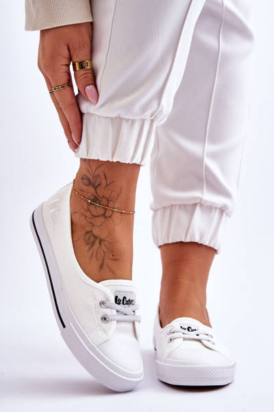 Damskie Trampki Tenisówki Lee Cooper LCW-23-31-1791L Białe