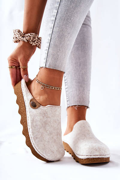 Papcie Klapki Profilaktyczne Inblu DK06 002 Beżowe