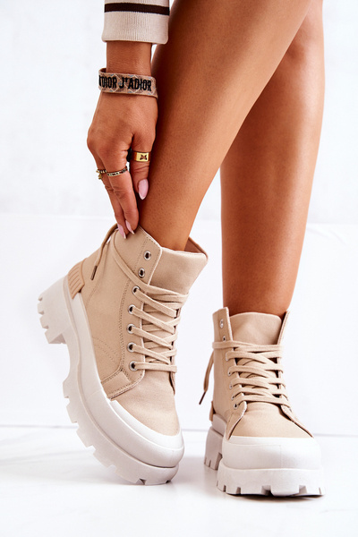 Trapery Wiązane Ciemnobeżowe Faithfull