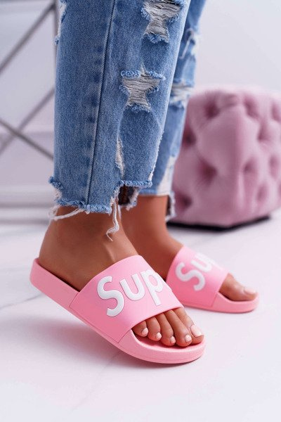 Damskie Klapki Różowe Super Losaria