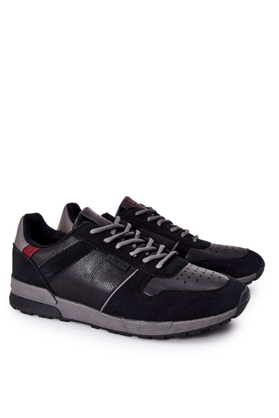 Sportowe Męskie Buty Memory Foam Big Star II174084 Czarne