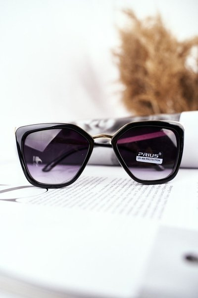 Okulary Przeciwsłoneczne Złote Prius PR-V07 Czarny Gradient