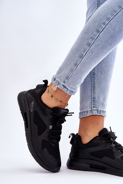 Damskie Buty Sportowe Sneakersy Big Star LL274372 Czarne