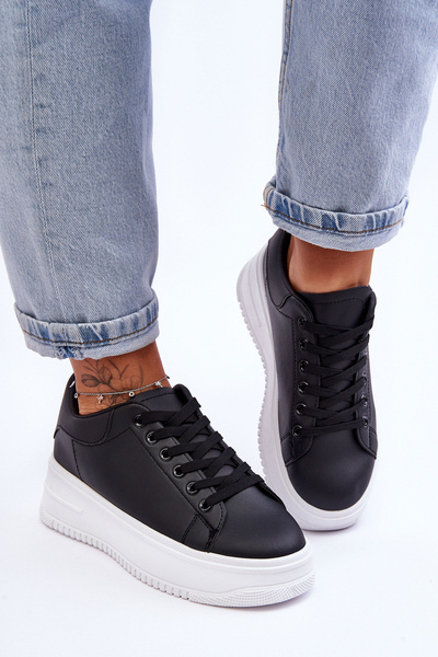 Damskie Klasyczne Buty Sportowe Czarno-Białe Night Trip