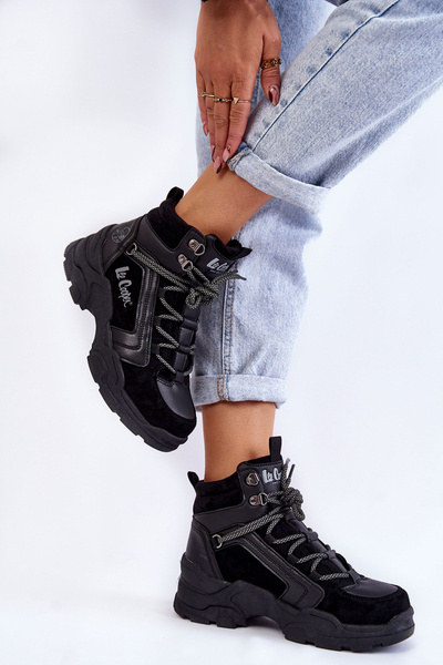 Damskie Buty Trekkingowe Trapery Lee Cooper LCJ-22-31-1441 Czarne