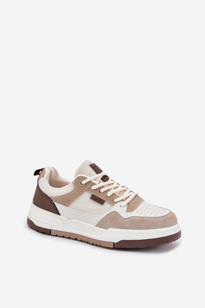 Sneakersy Męskie Big Star RR174604 Beżowe