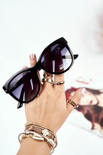 Okulary Przeciwsłoneczne Prius PR-V85 Czarne Czarny Gradient