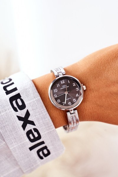 Zegarek Na Bransolecie Z Cyrkoniami Giorgio & Dario Srebrny