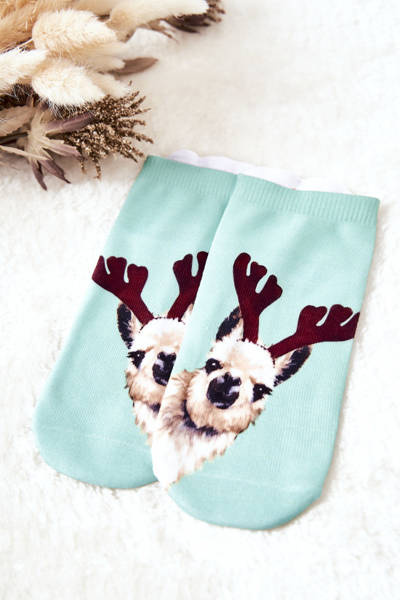 Skarpetki Stopki Lama Zielone