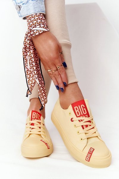 Damskie Trampki BIG STAR HH274680 Żółte